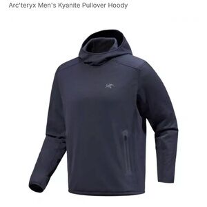Arc'teryx Men's Black Sapphire Gorpcore Outdoor Pullover Hoody Cozy Size Small